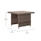 Flash Furniture Huck Wicker Rattan Conversation Set, L-Shaped Sofa w/Table, Wthr Resistant Cushions, Beige/Brown LTS-SET-02023-BG-BR-GG - alternate 7